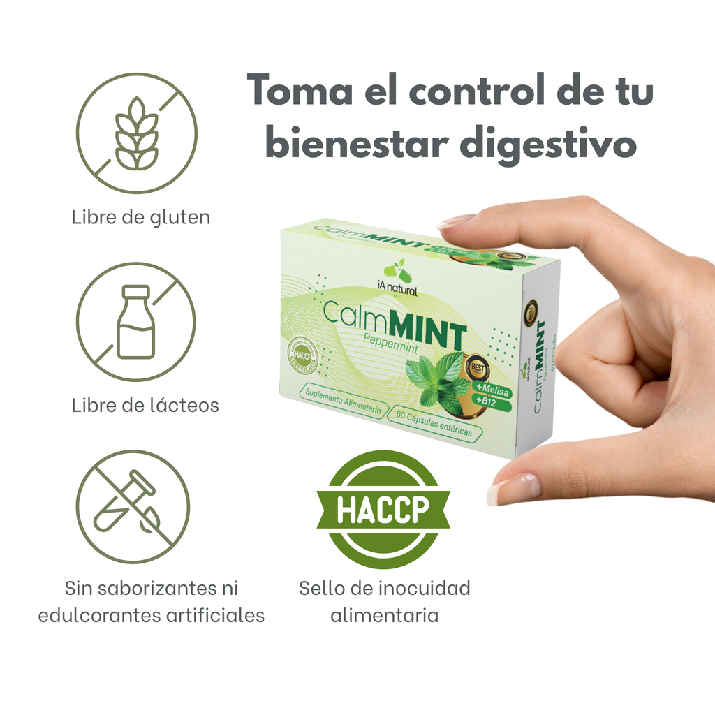 CalmMINT - 60 Cápsulas Gastroresistentes