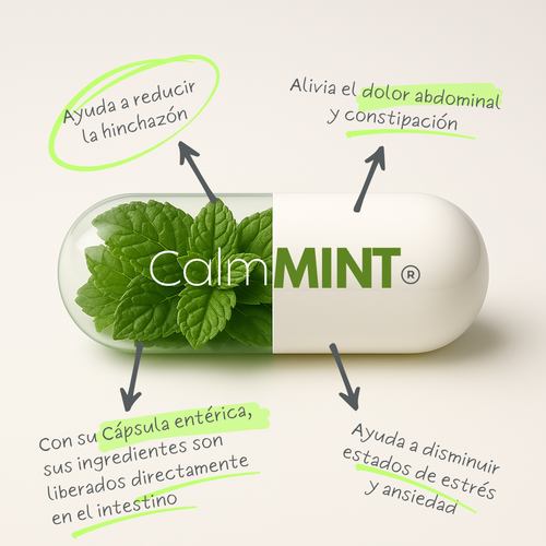 CalmMINT - 60 Cápsulas Gastroresistentes